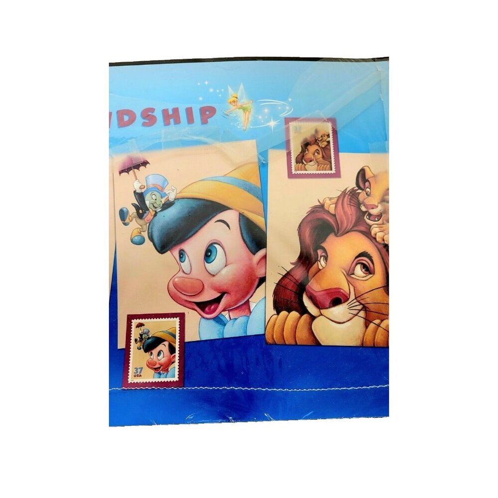 Disney Friendship Character US Postal Service Stamp Advertisement Metallic Print - Picture 2 of 8